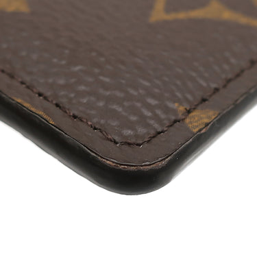 ルイヴィトン LOUIS VUITTON ポルト カルト サーンプル M60703 フューシャ モノグラムキャンバス カードケース 茶 カード入れ パスケース 定期入れ