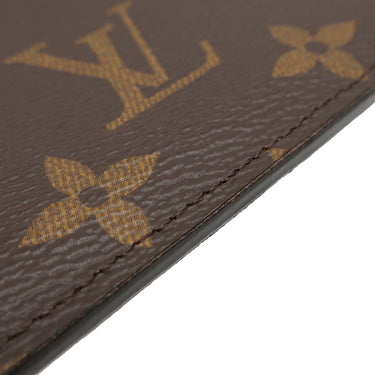 ルイヴィトン LOUIS VUITTON ポルト カルト サーンプル M60703 フューシャ モノグラムキャンバス カードケース 茶 カード入れ パスケース 定期入れ