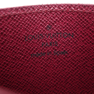 ルイヴィトン LOUIS VUITTON ポルト カルト サーンプル M60703 フューシャ モノグラムキャンバス カードケース 茶 カード入れ パスケース 定期入れ