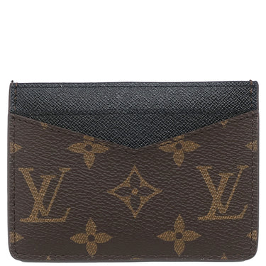 ルイヴィトン LOUIS VUITTON カードケース ネオ ポルト カルト M60166 モノグラムマカサー モノグラムキャンバス レザー カードケース 茶 黒 カード入れ パスケース 定期入れ