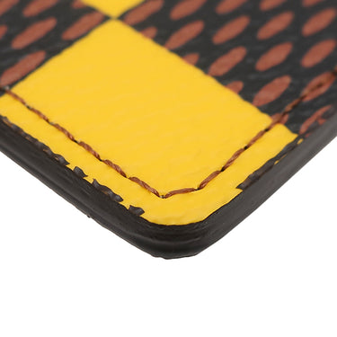 ルイヴィトン LOUIS VUITTON ポルト カルト サーンプル N40615 ジョーヌマット ダミエキャンバス ダミエ ポップ キャンバス カードケース 黄色 カード入れ パスケース 定期入れ