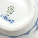 ロイヤルコペンハーゲン ROYAL COPENHAGEN ブルーフルーテッド 急須 湯呑み5客 6点セット ブルー×ホワイト 陶磁器 食器 茶器セット 青 白 つる欠品