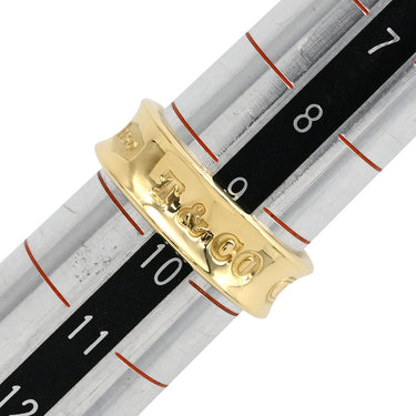 ティファニー Tiffany & Co 1837 イエローゴールド K18YG リング 指輪 T&Co. Au750 18K 9.5号