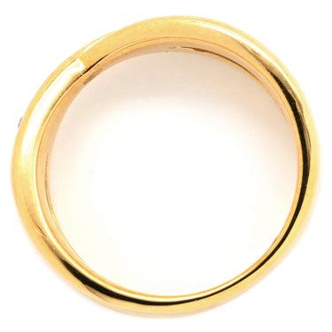 ノンブランド NON BRAND ダイヤ リング イエローゴールド K18YG ダイヤモンド リング 指輪 Au750 18K YG クロス 3粒 ゴールド 11号