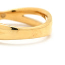 ノンブランド NON BRAND ダイヤ リング イエローゴールド K18YG ダイヤモンド リング 指輪 Au750 18K YG クロス 3粒 ゴールド 11号