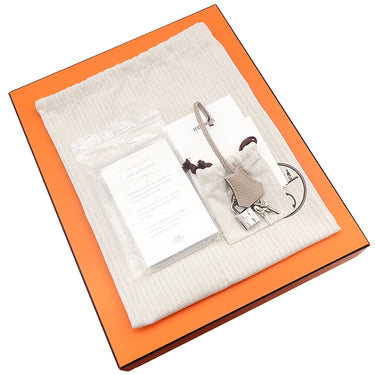 エルメス HERMES バーキン30 トゥルティエールグレー トゴ ハンドバッグ シルバー金具 グレージュ