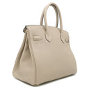 エルメス HERMES バーキン30 トゥルティエールグレー トゴ ハンドバッグ シルバー金具 グレージュ