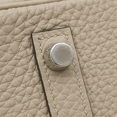 エルメス HERMES バーキン30 トゥルティエールグレー トゴ ハンドバッグ シルバー金具 グレージュ