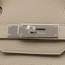 エルメス HERMES バーキン30 トゥルティエールグレー トゴ ハンドバッグ シルバー金具 グレージュ