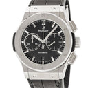 腕時計 ウブロ HUBLOT クラシック フュージョン クロノグラフ チタニウム 521.NX.1171.LR 自動巻き メンズ ブラック 黒 デイト
