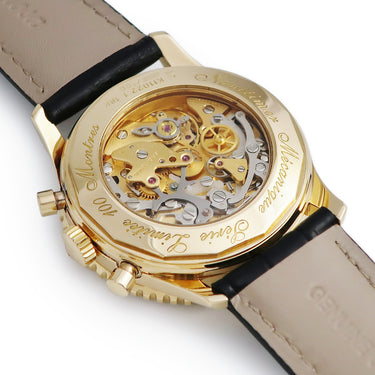 腕時計 ブライトリング BREITLING ナビタイマー メカニック K11022.1 手巻き メンズ K18YG無垢 ブラック クロノグラフ 日本限定