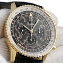 腕時計 ブライトリング BREITLING ナビタイマー メカニック K11022.1 手巻き メンズ K18YG無垢 ブラック クロノグラフ 日本限定