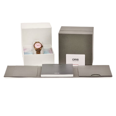 腕時計 オリス ORIS ダイバーズ65 コットンキャンディ 01 733 7771 3158-07 8 19 15 自動巻き メンズ ピンク デイト 夜光 ラウンド