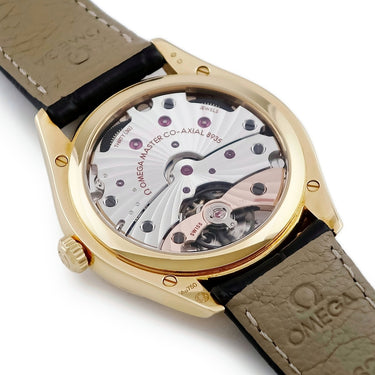 腕時計 オメガ OMEGA デ ヴィル トレゾア 435.53.40.22.02.001 手巻き メンズ K18YG無垢 シルバー バー パワーリザーブ