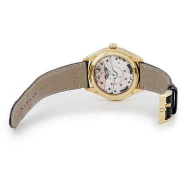 腕時計 オメガ OMEGA デ ヴィル トレゾア 435.53.40.22.02.001 手巻き メンズ K18YG無垢 シルバー バー パワーリザーブ