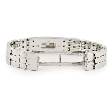 腕時計 エルメス HERMES ケリーウォッチ KE4.131 クオーツ レディース 純正ダイヤ ホワイト シェル カデナ型 錠前 南京錠