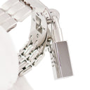 腕時計 エルメス HERMES ケリーウォッチ KE4.131 クオーツ レディース 純正ダイヤ ホワイト シェル カデナ型 錠前 南京錠