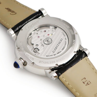 腕時計 カルティエ Cartier ロトンド ドゥ カルティエ グランデイト W1556368 自動巻き メンズ シルバー ギョウシェ デュアルタイム