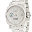 腕時計 パネライ PANERAI ルミノール マリーナ PAM00977 V番 自動巻き メンズ V番 シルバー ヘアライン デイト スモールセコンド