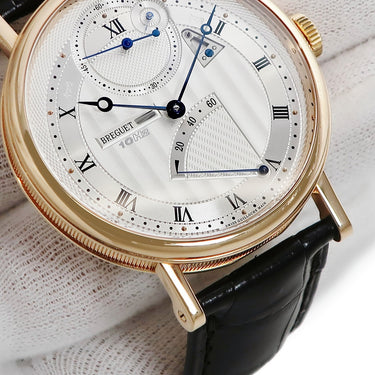 腕時計 ブレゲ BREGUET クラシック クロノメトリー 7727 7727BR/12/9WU 手巻き メンズ K18RG無垢 ローマン ギヨシェ スモールセコンド