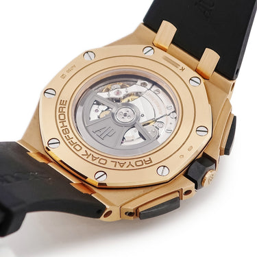 腕時計 オーデマピゲ AUDEMARS PIGUET ロイヤルオーク オフショア クロノグラフ 26401RO.OO.A002CA.02 自動巻き メンズ K18PG×セラミック 黒