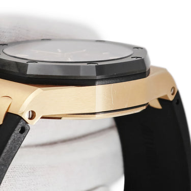 腕時計 オーデマピゲ AUDEMARS PIGUET ロイヤルオーク オフショア クロノグラフ 26401RO.OO.A002CA.02 自動巻き メンズ K18PG×セラミック 黒