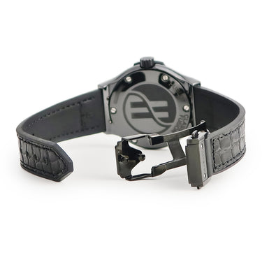 腕時計 ウブロ HUBLOT クラシック フュージョン ブラックマジック ダイヤモンド 581.CM.1171.LR.1104 クオーツ レディース 新品同様