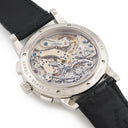 腕時計 ランゲ&ゾーネ LANGE&SOHNE 1815 クロノグラフ 401.026 手巻き メンズ K18WG無垢 シルバー アラビア 青針 スモールセコンド