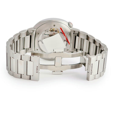 腕時計 エルメス HERMES エルメスカット GM 36mm SD1.510 自動巻き メンズ レディース アラビア 夜光インデックス