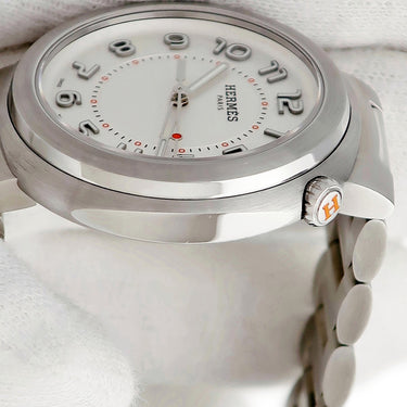 腕時計 エルメス HERMES エルメスカット GM 36mm SD1.510 自動巻き メンズ レディース アラビア 夜光インデックス