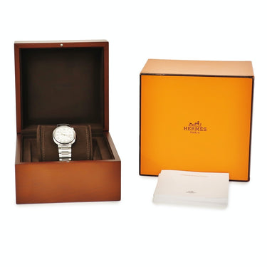 腕時計 エルメス HERMES エルメスカット GM 36mm SD1.510 自動巻き メンズ レディース アラビア 夜光インデックス