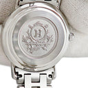 腕時計 エルメス HERMES クリッパー CL4.220 クオーツ レディース GP×SS ホワイト Hマークブレス ヴィンテージ デイト アラビア