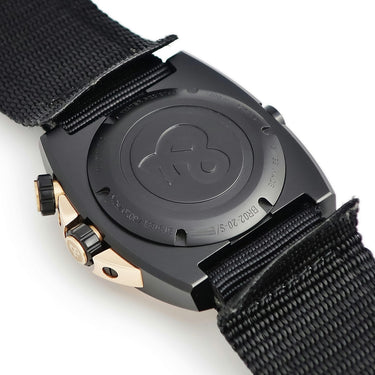 腕時計 ベル&ロス BELL＆ROSS カーボンフィニッシュ デイト BR02-20-S 自動巻き メンズ K18PG×ブラックPVD加工SS コンビ 黒 ダイバーズ