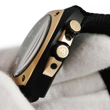 腕時計 ベル&ロス BELL＆ROSS カーボンフィニッシュ デイト BR02-20-S 自動巻き メンズ K18PG×ブラックPVD加工SS コンビ 黒 ダイバーズ