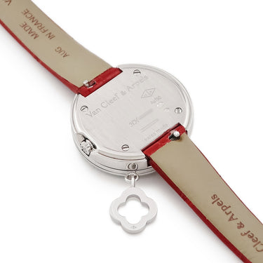 腕時計 ヴァンクリーフアーペル Van Cleef & Arpels チャーム ミニウォッチ VCARO29900 クオーツ レディース メーカーOH済 K18WG無垢 純正ダイヤ