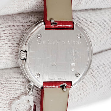 腕時計 ヴァンクリーフアーペル Van Cleef & Arpels チャーム ミニウォッチ VCARO29900 クオーツ レディース メーカーOH済 K18WG無垢 純正ダイヤ