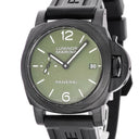 腕時計 パネライ PANERAI ルミノール クアランタ カーボテック PAM01526 AA番 自動巻き メンズ 新品同様 AA番 スモールセコンド デイト