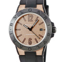 腕時計 ブルガリ BVLGARI ディアゴノ マグネシウム 41 ブラウンラッカー DG41SMC DG41C11SMCVD 自動巻き メンズ デイト バー アラビア