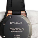 腕時計 ブルガリ BVLGARI ディアゴノ マグネシウム 41 ブラウンラッカー DG41SMC DG41C11SMCVD 自動巻き メンズ デイト バー アラビア