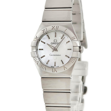 腕時計 オメガ OMEGA コンステレーション ブラッシュクォーツ 123.10.24.60.05.001 クオーツ レディース ホワイト シェル