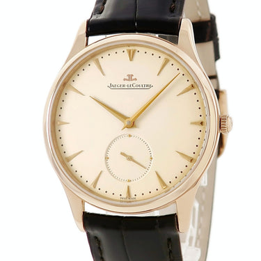 腕時計 ジャガールクルト JAEGER LECOULTRE マスター グランド ウルトラスリム Q1352520 174.2.90.S 自動巻き メンズ K18PG無垢 アイボリー