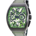 腕時計 フランクミュラー FRANCK MULLER ヴァンガード カモフラージュ V45CCDT 自動巻き メンズ 迷彩 クロノグラフ デイト ブラックPVD