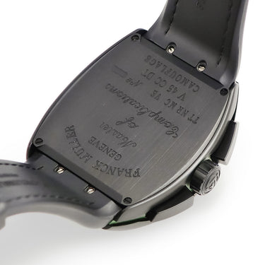 腕時計 フランクミュラー FRANCK MULLER ヴァンガード カモフラージュ V45CCDT 自動巻き メンズ 迷彩 クロノグラフ デイト ブラックPVD