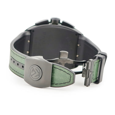 腕時計 フランクミュラー FRANCK MULLER ヴァンガード カモフラージュ V45CCDT 自動巻き メンズ 迷彩 クロノグラフ デイト ブラックPVD