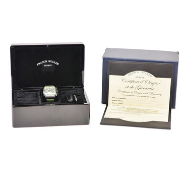 腕時計 フランクミュラー FRANCK MULLER ヴァンガード カモフラージュ V45CCDT 自動巻き メンズ 迷彩 クロノグラフ デイト ブラックPVD