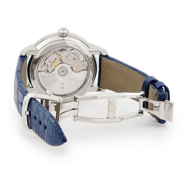 腕時計 ジャケ・ドロー Jaquet Droz プティ ウール ミニット 35mm J005000270 自動巻き レディース 新品同様 純正ダイヤ ブルー シェル