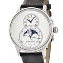 腕時計 ジャケ・ドロー Jaquet Droz グラン セコンド ムーン J007530240 自動巻き メンズ 新品同様 デイト ホワイト 白 青針