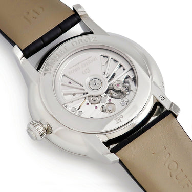 腕時計 ジャケ・ドロー Jaquet Droz グラン セコンド ムーン J007530240 自動巻き メンズ 新品同様 デイト ホワイト 白 青針