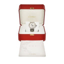 腕時計 カルティエ Cartier パシャ XL ナイト&デイ W31093M7 自動巻き メンズ シルバー GMT デイト ギョウシェ 青針