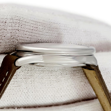 腕時計 エルメス HERMES アルソー AR5.210 クオーツ レディース ホワイト 白 アラビア シンプル ラウンド 青針